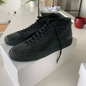 Brand New Common Projects Mid Achilles Black 42